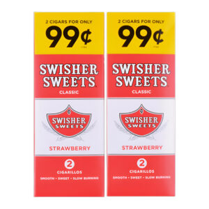 SWISHER SWEETS_STRAWBERRY_2 FOR $0.99