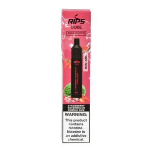 RIPS CUBE 2800PF STRAWBERRY WATERMELON BUBBLEGUM 5% - BOX OF 10