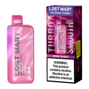 LOST MARY MT 15K TURBO BERRY BUST 5% - BOX OF 5