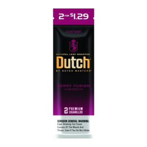 DUTCH MASTERS 2PK BERRY FUSION BRUST - DUAL BOX OF 15 POUCHES