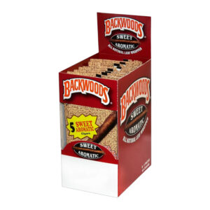 BACKWOODS 5PK CIGAR SWEET AROMATIC - BOX OF 8