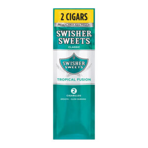SWISHERS SWEETS CLASSIC 2PK SAVE ON TROPICAL FUSION - DUAL BOX OF 15 POUCHES