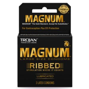 TROJAN MAGNUM RIBBED