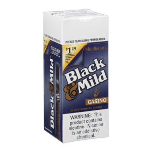BLACK & MILD_PLASTIC TIP_CASINO $1.19_ 25CT