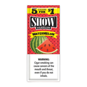SHOW 5PK CIGARILLOS WATERMELON - BOX OF 15 POUCHES
