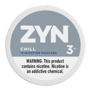 ZYN 3MG NICOTINE POUCHES CHILL - SLEEVE OF 5