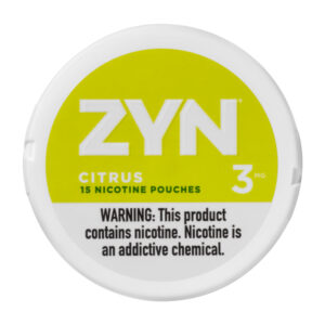 ZYN 3MG NICOTINE POUCHES CITRUS - SLEEVE OF 5