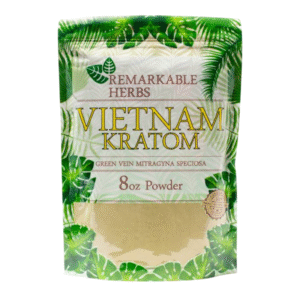 REMARKABLE HERBS_GREEN VEIN VIETNAM KRATOM  8OZ POWDER