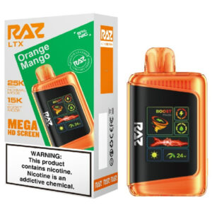 RAZ LTX 25K ORANGE MANGO 5% - Box of 5