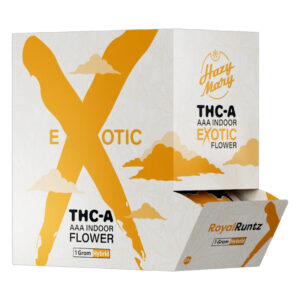 HAZY MARY THCA AAA EXOTIC FLOWER 1GRAM ROYAL RUNTZ - BOX OF 20