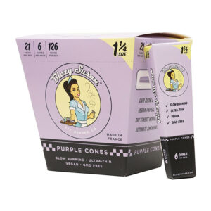 BLAZY SUSAN CONE 1.25 PURPLE 6 PACK