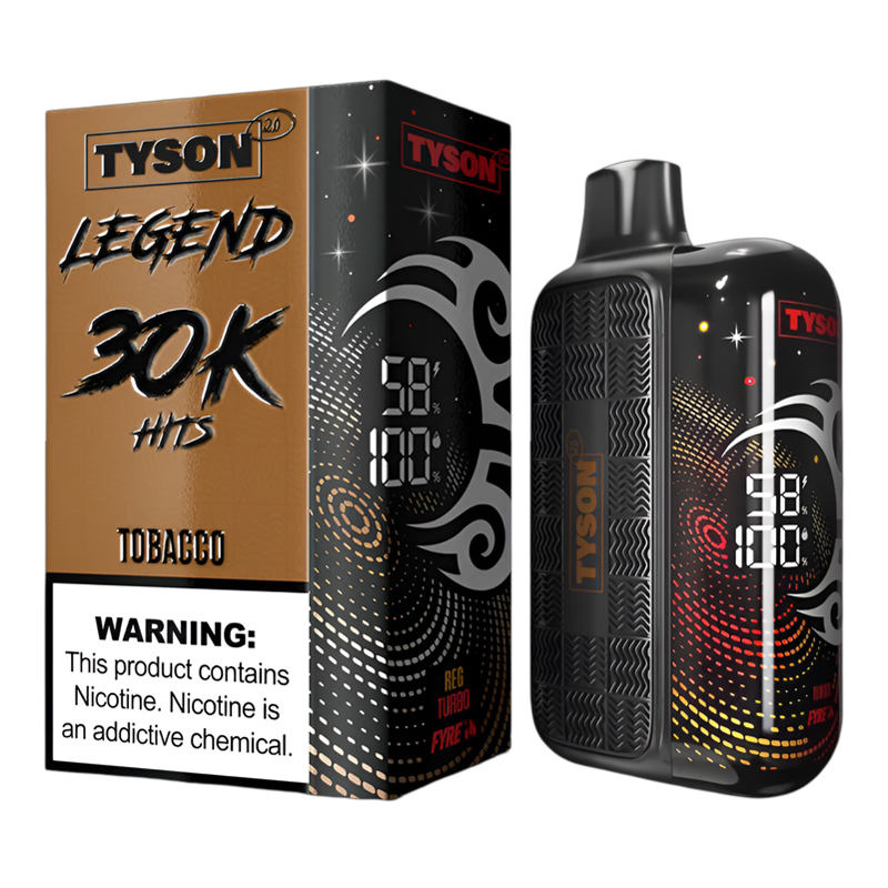 TYSON LEGEND 30K TOBACCO 5% - BOX OF 5