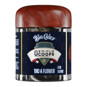 BIG CHIEF THC-A FLOWER 3.5 G TRIPLE SCOOPS INDICA