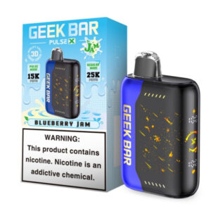 GEEK BAR PULSE X 25K  BLUEBERRY JAM 5% - BOX OF 5