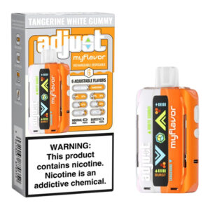 ADJUST MYFLAVOR 40K TANGERINE & WHITE GUMMY 5% - BOX OF 5