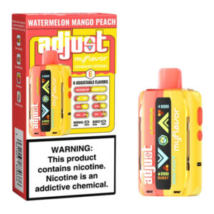ADJUST MYFLAVOR 40K WATERMELON & MANGO PEACH 5% - BOX OF 5