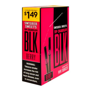 SWISHERS SWEETS BLK 2PK $1.49 BERRY - BOX OF 15 POUCHES