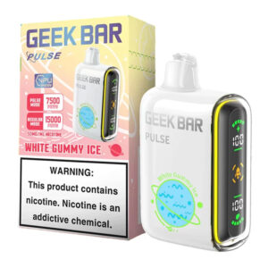 GEEK BAR PULSE 15K WHITE GUMMY ICE 5% - BOX OF 10