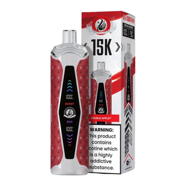 STARBUZZ SUPER MAX 15K DOUBLE APPLE 0.5% - BOX OF 5