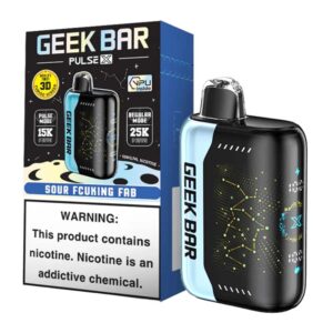 GEEK BAR PULSE X 25K SOUR FUCKING FAB 5% - BOX OF 5