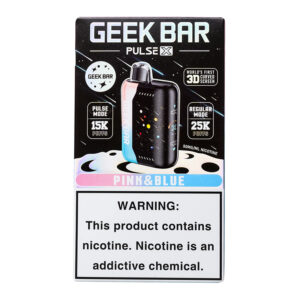 GEEK BAR PULSE X 25K PINK & BLUE 5% - BOX OF 5