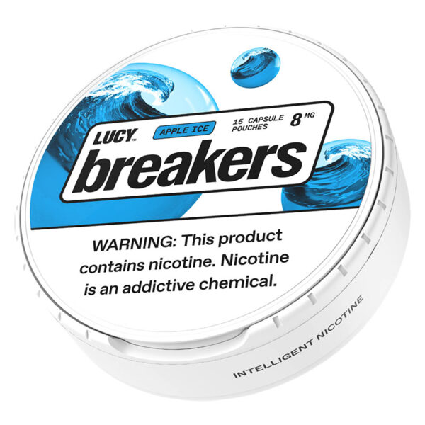 LUCY NICOTINE POUCHES APPLE ICE - 8MG SLEEVE OF 5