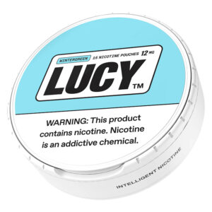 LUCY NICOTINE POUCHES WINTERGREEN - 12MG SLEEVE OF 5