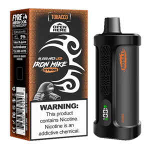 TYSON IRON MIKE 15K  TOBACCO 5% - BOX OF 5