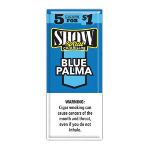 SHOW 5PK CIGARILLOS BLUE PALMA - BOX OF 15 POUCHES