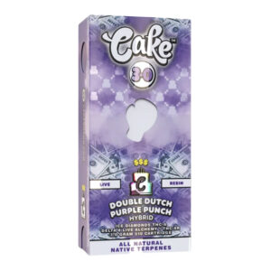 CAKE $$$ 3.0G CARTRIDGE DOUBLE DUTCH PURPLE PUNCH HYBRID -BOX OF 5
