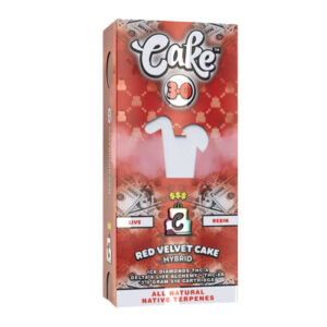 CAKE $$$ 3.0G CARTRIDGE RED VELVET CAKE HYBRID -BOX OF 5