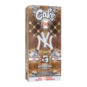 CAKE $$$ 3.0G CARTRIDGE NYC DIESEL HYBRID -BOX OF 5