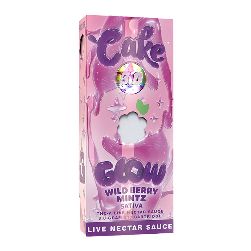 CAKE GLOW 3.0G CARTRIDGE WILD BERRY MINTZ- BOX OF 5