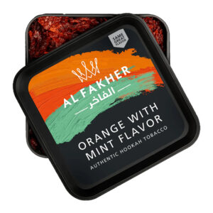 AL FAKHER AUTHENTIC HOOKAH TOBACCO ORANGE WITH MINT FLAVOR - 1000 GRAMS JAR