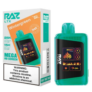RAZ LTX 25K WINTERGREEN 5% - BOX OF 5