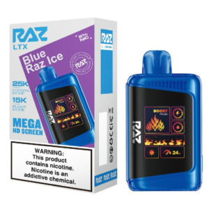 RAZ LTX 25K BLUE RAZ ICE 5% - Box of 5