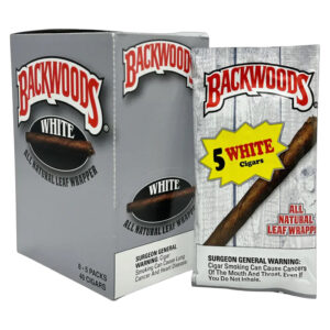 BACKWOODS 5PK CIGAR WHITE - BOX OF 8