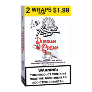 HAVANA LEAF 2PK RUSSIAN CREAM 2 FOR $1.99 - BOX OF 20