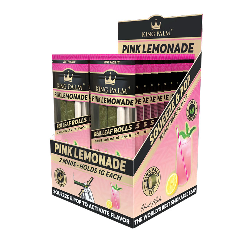 KING PALM LEAF TUBES MINI ROLLS 2 PK  - BOX OF 20