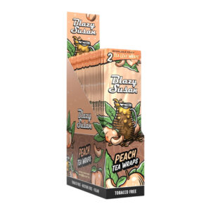 BLAZY SUSAN 2PK PEACH TEA WRAPS - BOX OF 25
