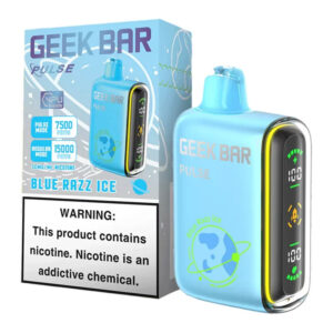 GEEK BAR PULSE 15K BLUE RAZZ ICE 0% - BOX OF 5