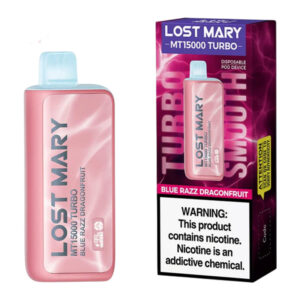 LOST MARY MT 15K TURBO BLUE RAZZ DRAGON FRUIT 5% - BOX OF 5