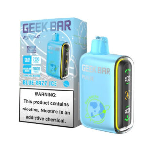 GEEK BAR PULSE 15K BLUE RAZZ ICE 5% - BOX OF 5
