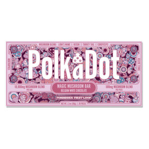 POLKA DOT FORBIDDEN FROOT LOOP MUSHROOM MAGIC BLEND CHOCOLATE BAR - BOX OF 10