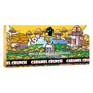 SILLY FARMS MAGIC MUSHROOM CHOCOLATE CARAMEL CRUNCH- BOX OF 10