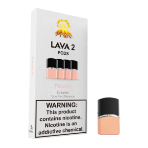 LAVA 2 PODS PEACH 5% - BOX OF 5