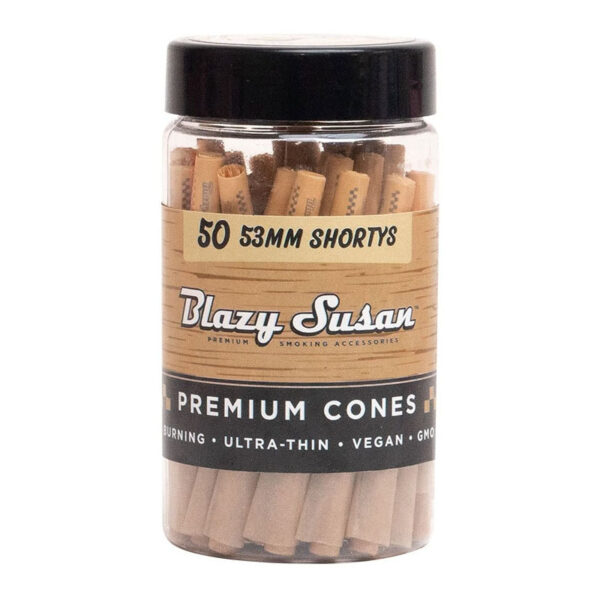 BLAZY SUSAN_BROWN 53 MM SHORTYS JAR 50 CT