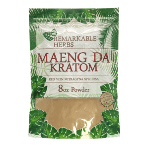 REMARKABLE HERBS_RED VEIN MAENG DA  8 OZ POWDER