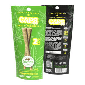 CAPS PRE ROLL THCA PINEAPPLE EXPRESS 2PK