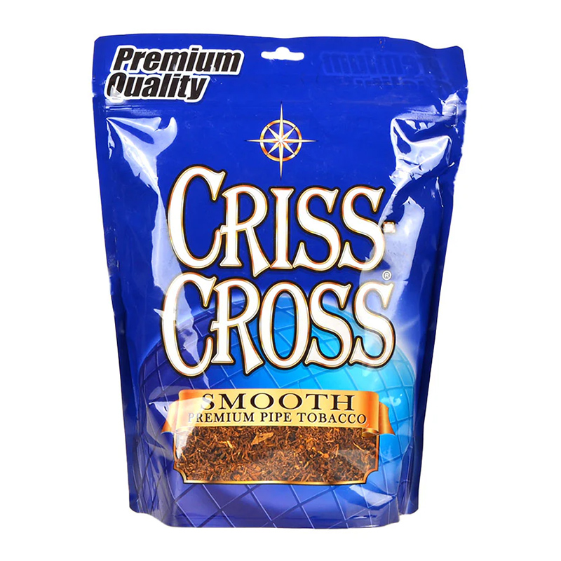 CRISS CROSS PIPE TOBACCO SMOOTH - 16OZ BAG